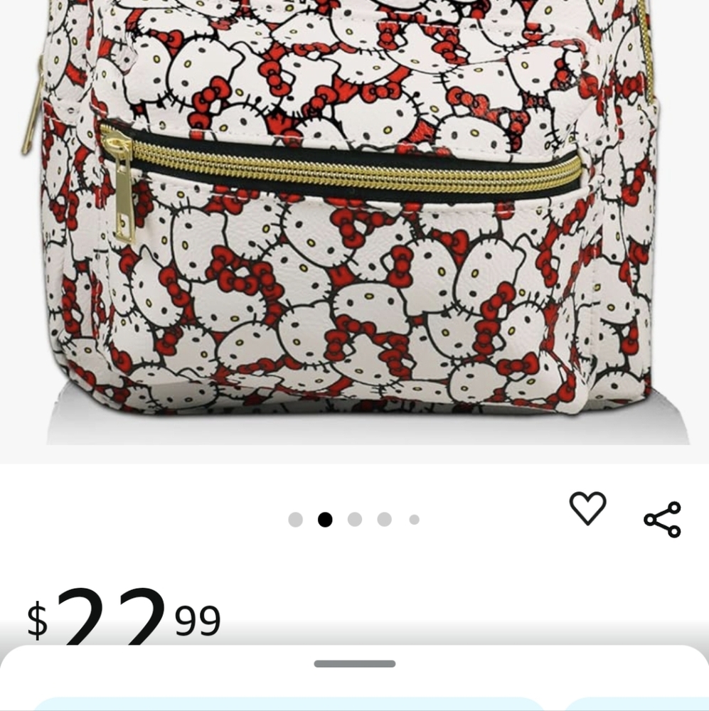 Hello Kitty Backpack - Picture 2 of 2